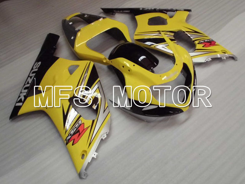 Suzuki GSXR750 2000-2003 Injection ABS Fairing - Factory Style - Black Yellow - MFS6978 - Fairings Kit