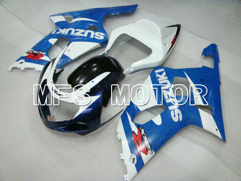 Suzuki GSXR600 2001-2003 Injection ABS Fairing - Factory Style - White Blue - MFS2171 - Fairings Kit