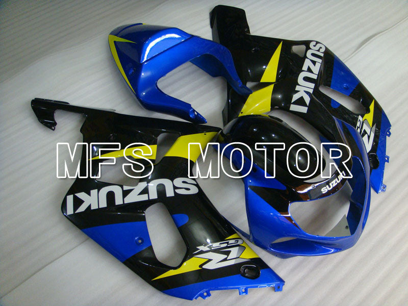Suzuki GSXR600 2001-2003 Injection ABS Fairing - Factory Style - Black Blue - MFS2178 - Fairings Kit