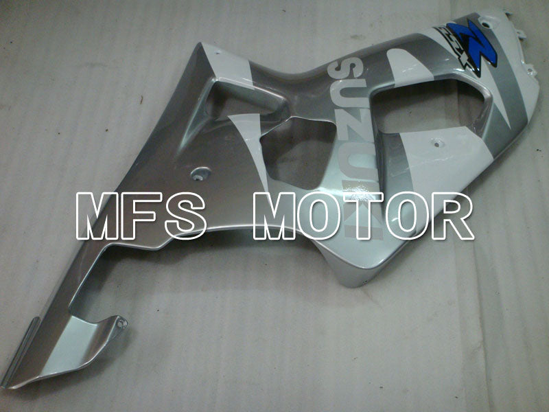 Suzuki GSXR600 2001-2003 Injection ABS Fairing - Factory Style - Black White Silver - MFS2184 - Fairings Kit