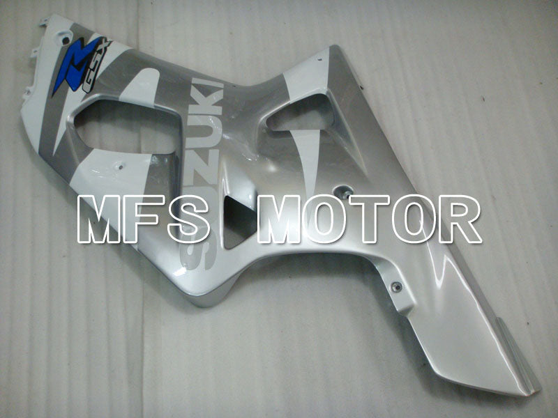 Suzuki GSXR600 2001-2003 Injection ABS Fairing - Factory Style - Black White Silver - MFS2184 - Fairings Kit