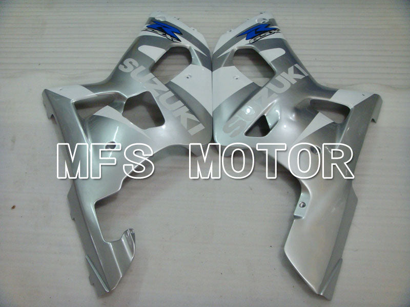 Suzuki GSXR750 2000-2003 Injection ABS Fairing - Factory Style - Black White Silver - MFS6989 - Fairings Kit