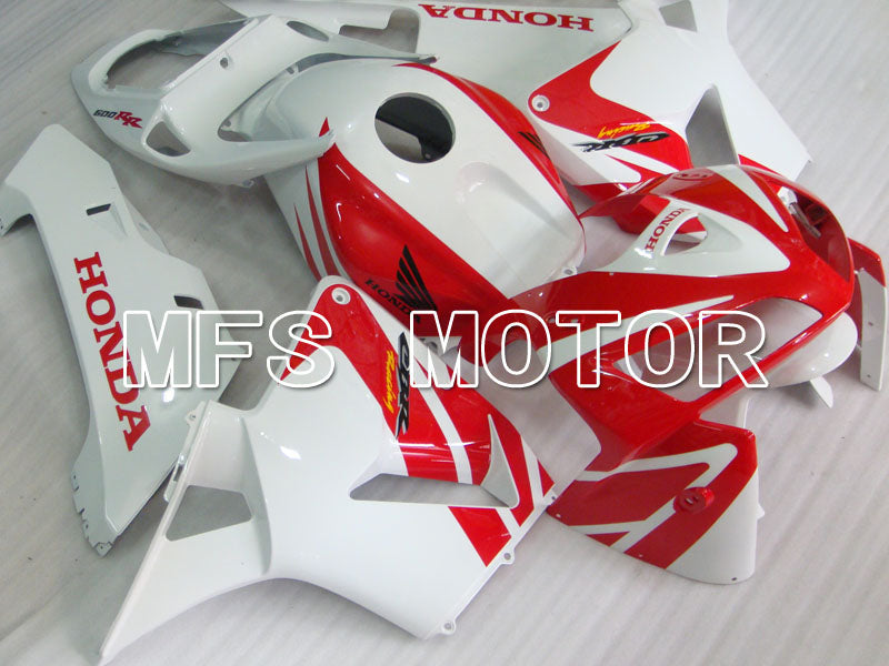 Honda CBR600RR 2005-2006 Injection ABS Fairing - Factory Style - White Red - MFS2185 - Fairings Kit