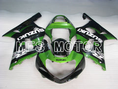 Suzuki GSXR600 2001-2003 Injection ABS Fairing - Factory Style - Black Green - MFS2191 - Fairings Kit