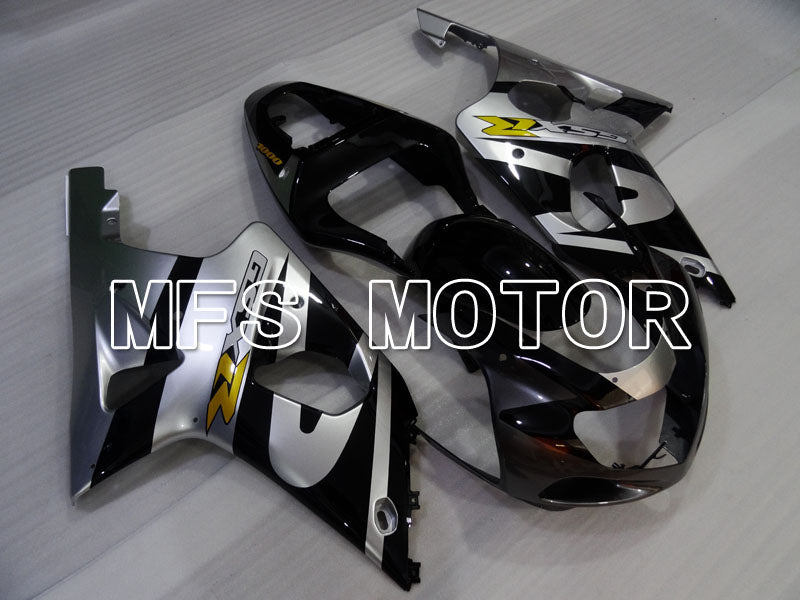 Suzuki GSXR600 2001-2003 Injection ABS Fairing - Factory Style - Black Silver - MFS2196 - Fairings Kit