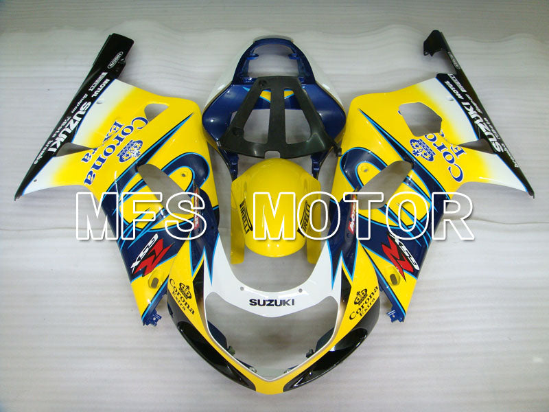 Suzuki GSXR750 2000-2003 Injection ABS Fairing - Corona - Black Yellow Blue - MFS6998 - Fairings Kit