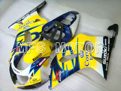 Suzuki GSXR750 2000-2003 Injection ABS Fairing - Corona - Black Yellow Blue - MFS6998 - Fairings Kit