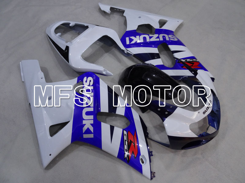 Suzuki GSXR600 2001-2003 Injection ABS Fairing - Factory Style - White Blue - MFS2207 - Fairings Kit