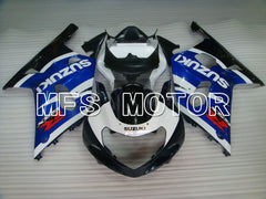 Suzuki GSXR600 2001-2003 Injection ABS Fairing - Factory Style - Black Wihte Blue - MFS2209 - Fairings Kit