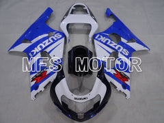 Suzuki GSXR600 2001-2003 Injection ABS Fairing - Factory Style - Black Wihte Blue - MFS2212 - Fairings Kit