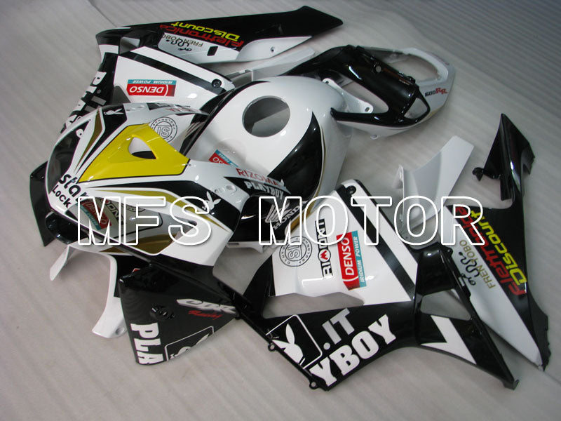 Honda CBR600RR 2005-2006 Injection ABS Fairing - HRC - White Black Yellow - MFS2215 - Fairings Kit