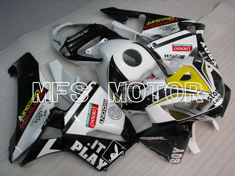 Honda CBR600RR 2005-2006 Injection ABS Fairing - HRC - White Black Yellow - MFS2215 - Fairings Kit