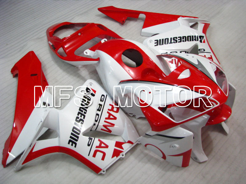 Honda CBR600RR 2005-2006 Injection ABS Fairing - PRAMAC - White Red - MFS2217 - Fairings Kit