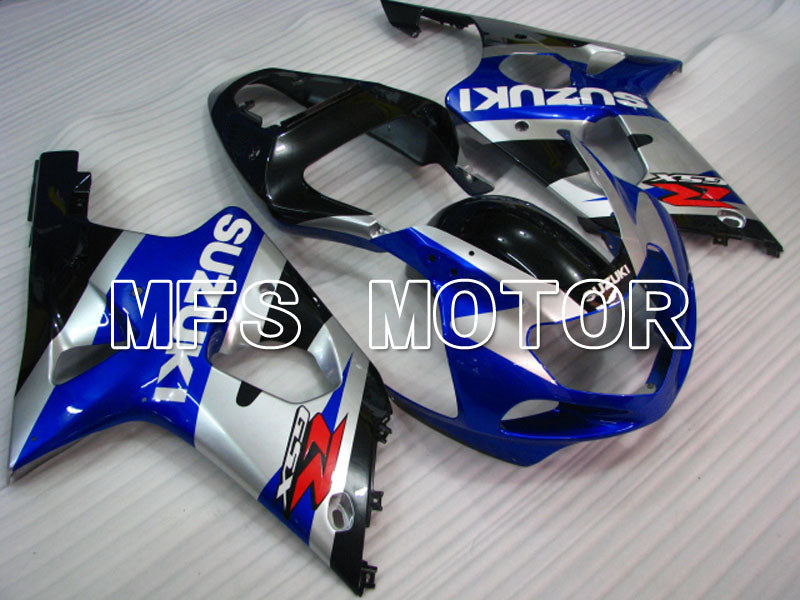 Suzuki GSXR600 2001-2003 Injection ABS Fairing - Factory Style - Black Blue Silver - MFS2219 - Fairings Kit