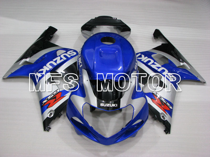 Suzuki GSXR750 2000-2003 Injection ABS Fairing - Factory Style - Black Blue Silver - MFS7013 - Fairings Kit