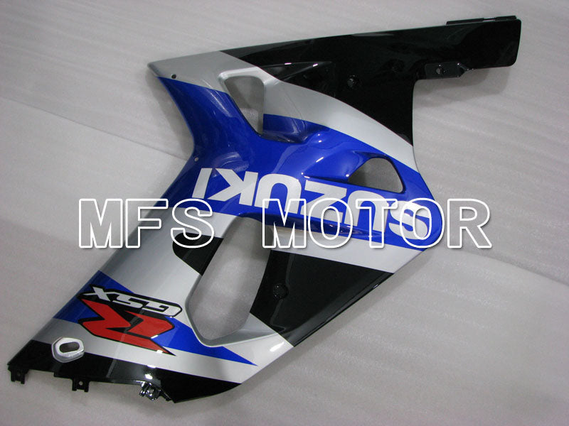 Suzuki GSXR600 2001-2003 Injection ABS Fairing - Factory Style - Black Blue Silver - MFS2221 - Fairings Kit