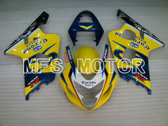 Suzuki GSXR600 GSXR750 2004-2005 Injection ABS Fairing - Corona - Black Blue Yellow - MFS2230 - Fairings Kit