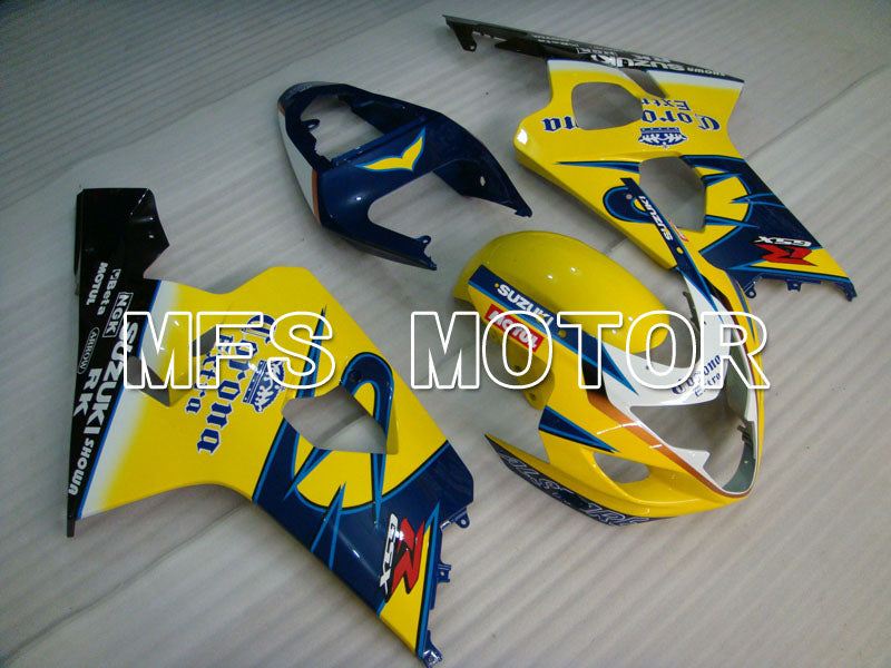 Suzuki GSXR600 GSXR750 2004-2005 Injection ABS Fairing - Corona - Black Blue Yellow - MFS2230 - Fairings Kit
