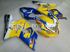 Suzuki GSXR600 GSXR750 2004-2005 Injection ABS Fairing - Corona - Black Blue Yellow - MFS2232 - Fairings Kit