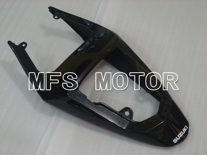 Suzuki GSXR600 GSXR750 2004-2005 Injection ABS Fairing - Flame - Black Red - MFS2237 - Fairings Kit