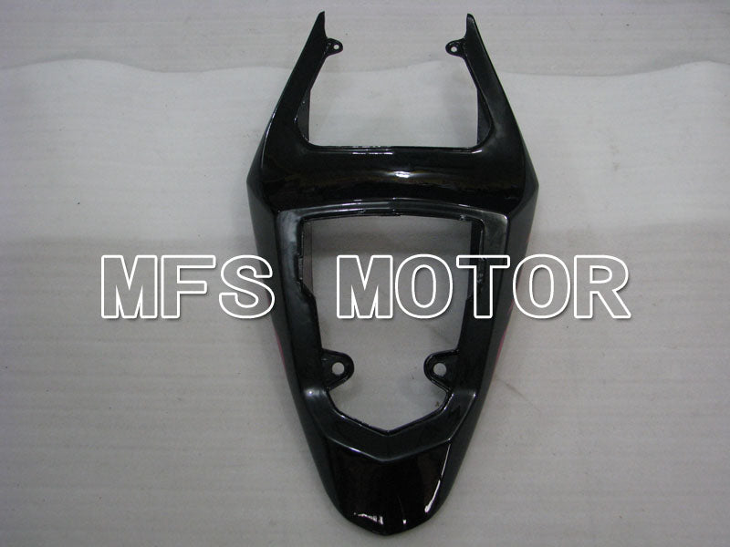 Suzuki GSXR600 GSXR750 2004-2005 Injection ABS Fairing - Flame - Black Red - MFS2239 - Fairings Kit