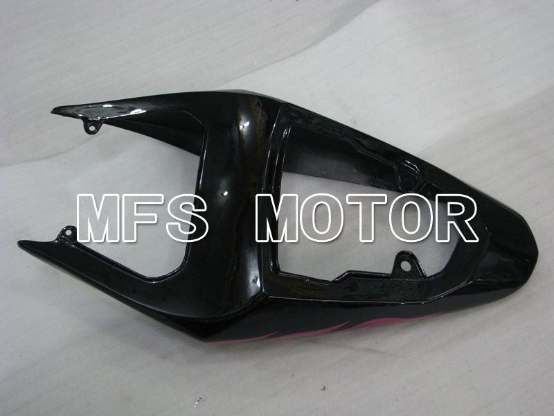 Suzuki GSXR600 GSXR750 2004-2005 Injection ABS Fairing - Flame - Black Red - MFS2239 - Fairings Kit