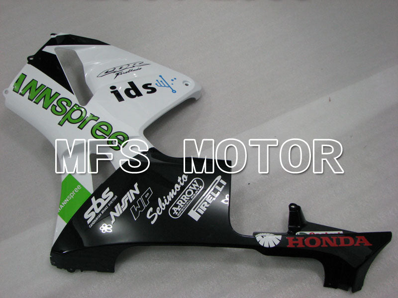 Honda CBR600RR 2005-2006 Injection ABS Fairing - HANN Spree - Black White Green - MFS2251 - Fairings Kit