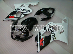 Suzuki GSXR600 GSXR750 2004-2005 Injection ABS Fairing - Factory Style - Black White - MFS2265 - Fairings Kit