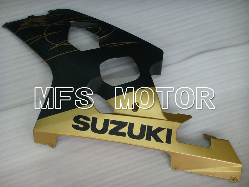 Suzuki GSXR600 GSXR750 2004-2005 Injection ABS Fairing - Factory Style - Black Gold Matte - MFS2271 - Fairings Kit