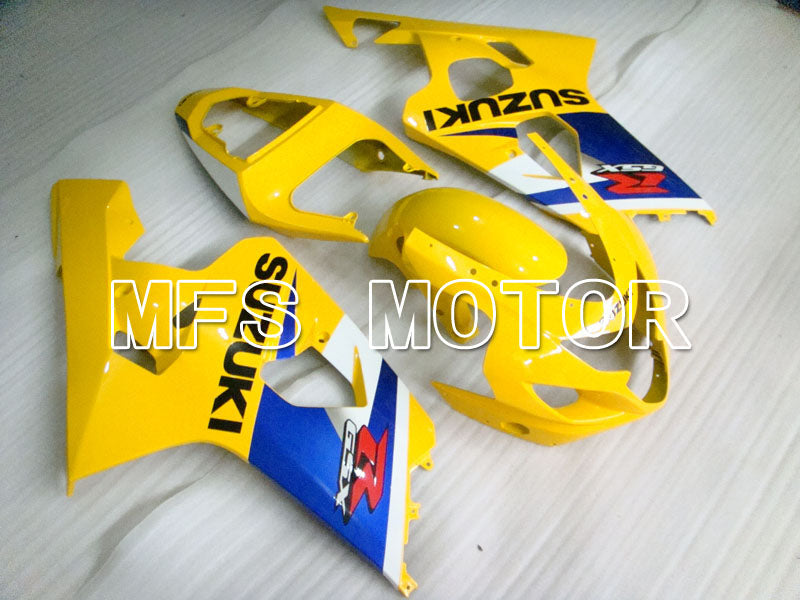 Suzuki GSXR600 GSXR750 2004-2005 Injection ABS Fairing - Factory Style - Blue Yellow - MFS2273 - Fairings Kit