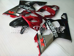 Suzuki GSXR600 GSXR750 2004-2005 Injection ABS Fairing - Factory Style - Black Red - MFS2274 - Fairings Kit