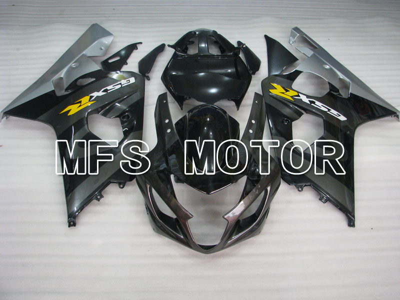 Suzuki GSXR600 GSXR750 2004-2005 Injection ABS Fairing - Factory Style - Black Gray - MFS2278 - Fairings Kit