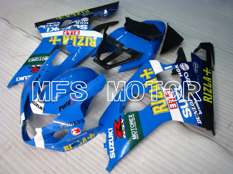 Suzuki GSXR600 GSXR750 2004-2005 Injection ABS Fairing - Rizla+ - Blue - MFS2282 - Fairings Kit