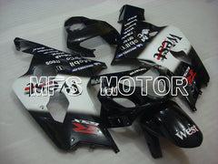 Suzuki GSXR600 GSXR750 2004-2005 Injection ABS Fairing - West - Black White - MFS2284 - Fairings Kit
