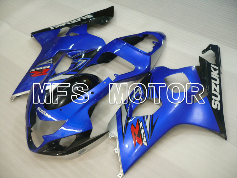 Suzuki GSXR600 GSXR750 2004-2005 Injection ABS Fairing - Factory Style - Black Blue - MFS2293 - Fairings Kit