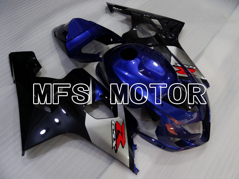 Suzuki GSXR600 GSXR750 2004-2005 Injection ABS Fairing - Factory Style - Black Blue - MFS2300 - Fairings Kit
