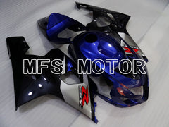 Suzuki GSXR600 GSXR750 2004-2005 Injection ABS Fairing - Factory Style - Black Blue - MFS2300 - Fairings Kit