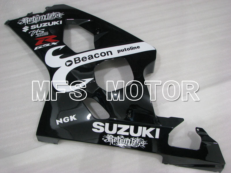 Suzuki GSXR600 GSXR750 2004-2005 Injection ABS Fairing - Beacon - Black White - MFS2301 - Fairings Kit