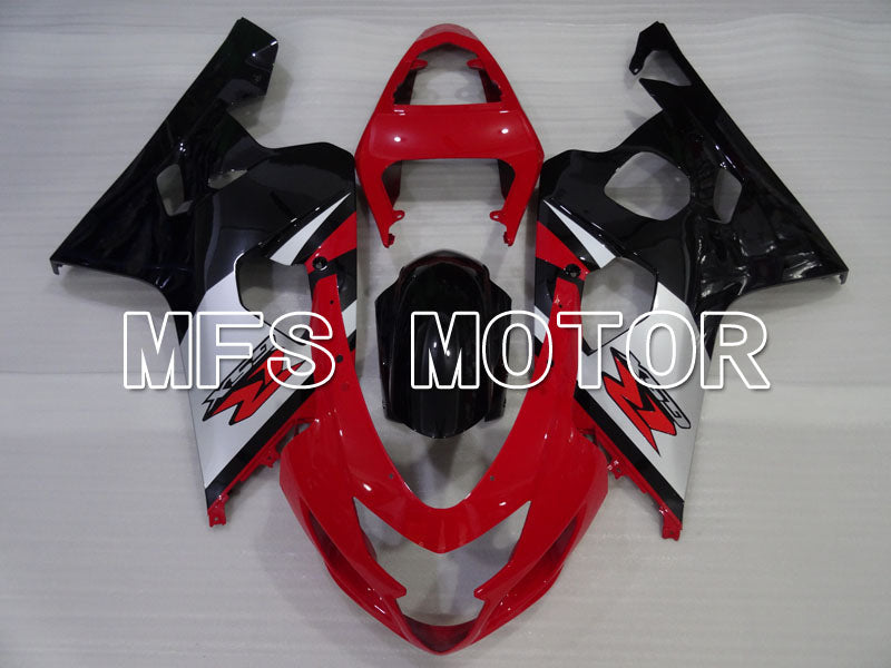 Suzuki GSXR600 GSXR750 2004-2005 Injection ABS Fairing - Factory Style - Black Red - MFS2307 - Fairings Kit