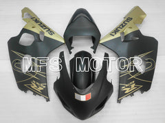 Suzuki GSXR600 GSXR750 2004-2005 Injection ABS Fairing - Factory Style - Black Gold Matte - MFS2313 - Fairings Kit