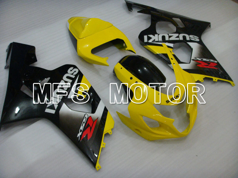 Suzuki GSXR600 GSXR750 2004-2005 Injection ABS Fairing - Factory Style - Black Yellow - MFS2315 - Fairings Kit