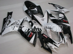 Suzuki GSXR600 GSXR750 2006-2007 Injection ABS Fairing - Corona - Black White - MFS2320 - Fairings Kit