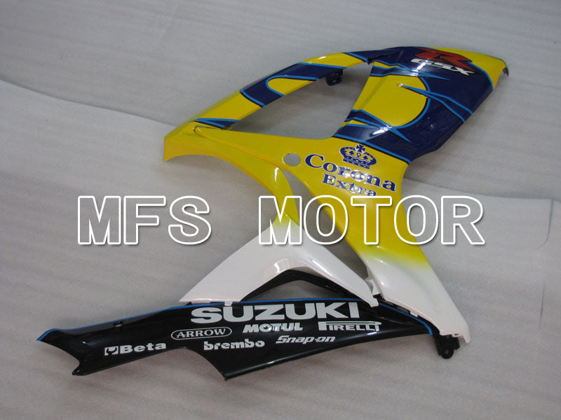 Suzuki GSXR600 GSXR750 2006-2007 Injection ABS Fairing - Corona - Blue Yellow - MFS2322 - Fairings Kit