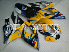 Suzuki GSXR600 GSXR750 2006-2007 Injection ABS Fairing - Corona - Blue Yellow - MFS2324 - Fairings Kit