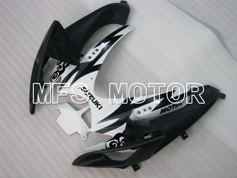 Suzuki GSXR600 GSXR750 2006-2007 Injection ABS Fairing - Corona - Black White - MFS2328 - Fairings Kit