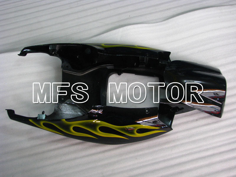 Suzuki GSXR600 GSXR750 2006-2007 Injection ABS Fairing - Flame - Black Yellow - MFS2341 - Fairings Kit