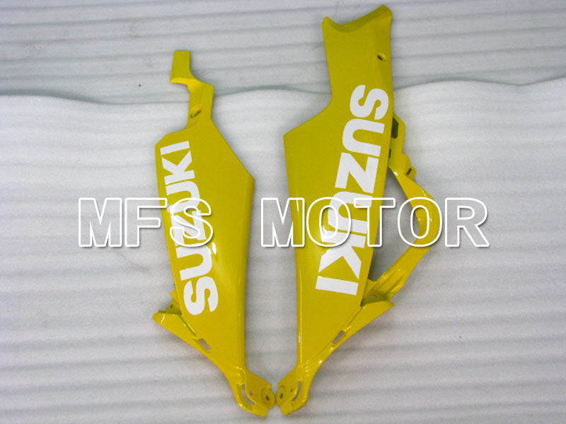 Suzuki GSXR600 GSXR750 2006-2007 Injection ABS Fairing - Flame - Black Yellow - MFS2341 - Fairings Kit