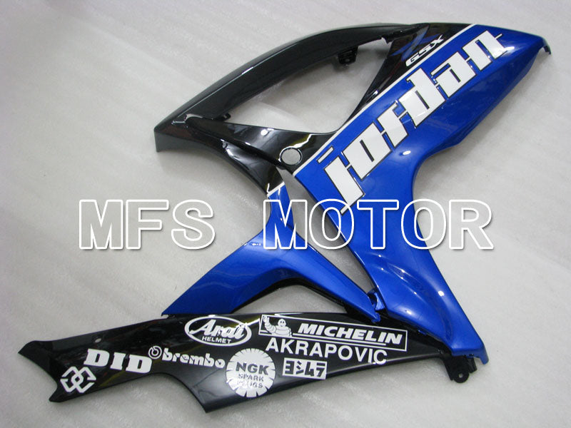 Suzuki GSXR600 GSXR750 2006-2007 Injection ABS Fairing - Jordan - Blue Black - MFS2345 - Fairings Kit