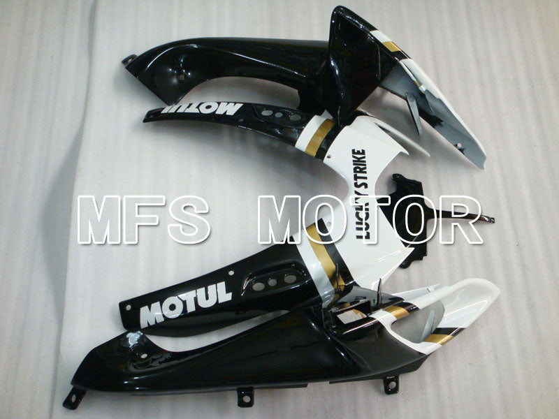 Suzuki GSXR600 GSXR750 2006-2007 Injection ABS Fairing - Lucky Strike - Black White - MFS2349 - Fairings Kit