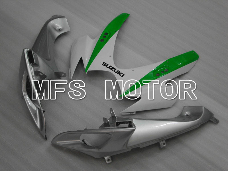 Suzuki GSXR600 GSXR750 2006-2007 Injection ABS Fairing - Factory Style - White Green Silver - MFS2352 - Fairings Kit